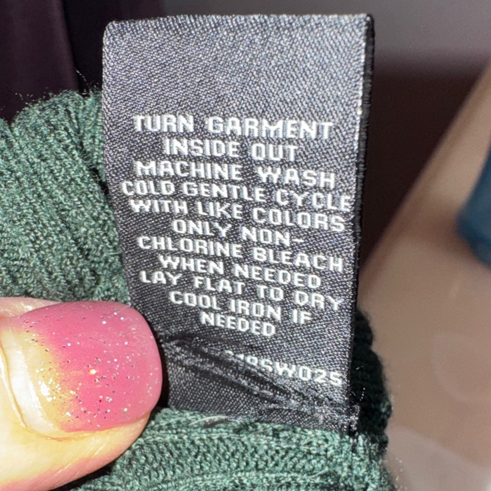 Elegant Ryan Wythe Forest Green Textured Sharkbite Sweater 4X Cozy & Warm - Picture 7 of 7